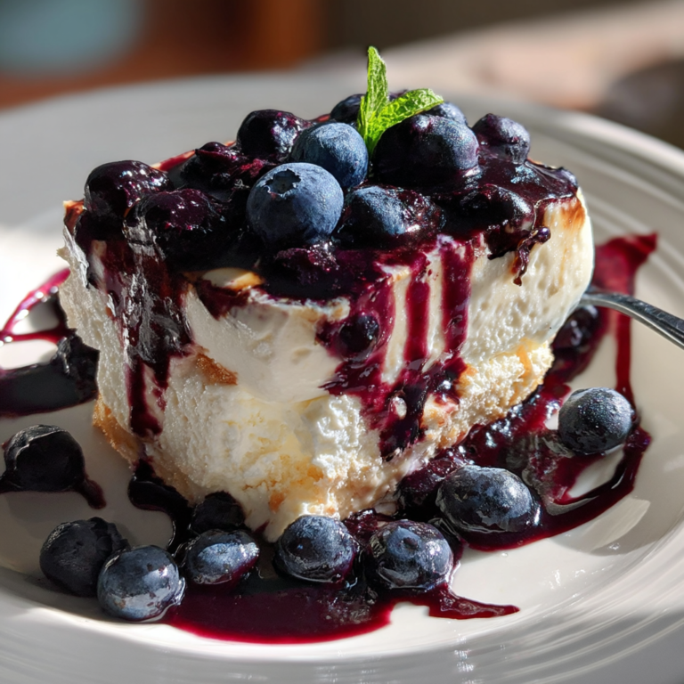 Blueberry Cream Dessert