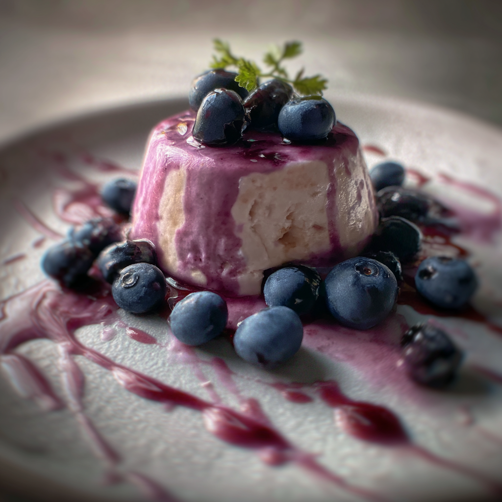 Indulgent Blueberry Cream Dessert: A Delightful Delight 2 Blueberry Cream Dessert from another angle