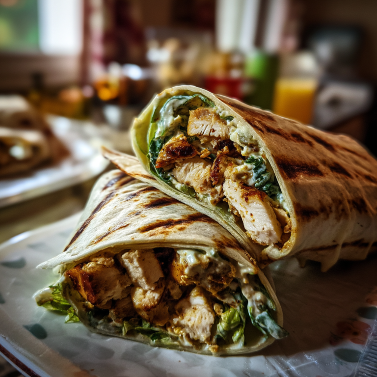 Creamy Chicken Wraps