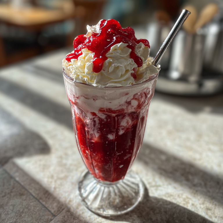 Dr Pepper Strawberries & Cream Shake