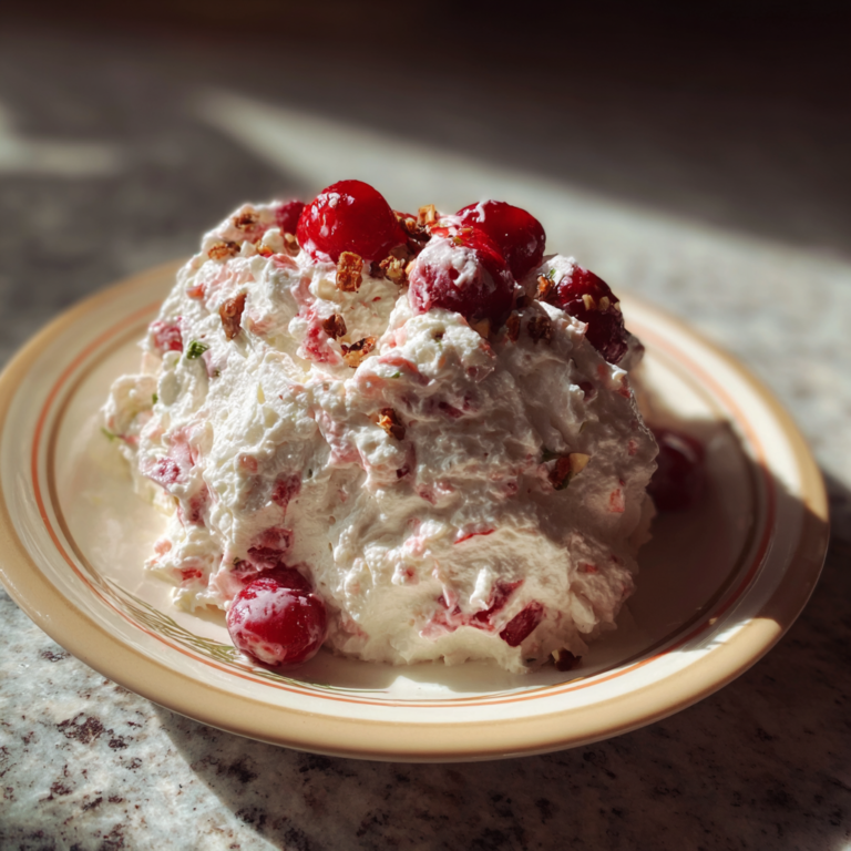 No-Bake Cherry Apple Cheesecake Fluff