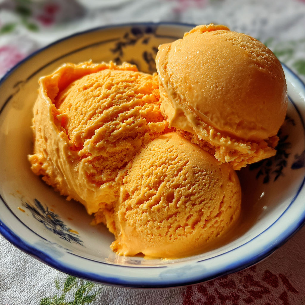 Indulge in the Creamy Delight of Orange Ice Cream 2 Orange Ice Cream