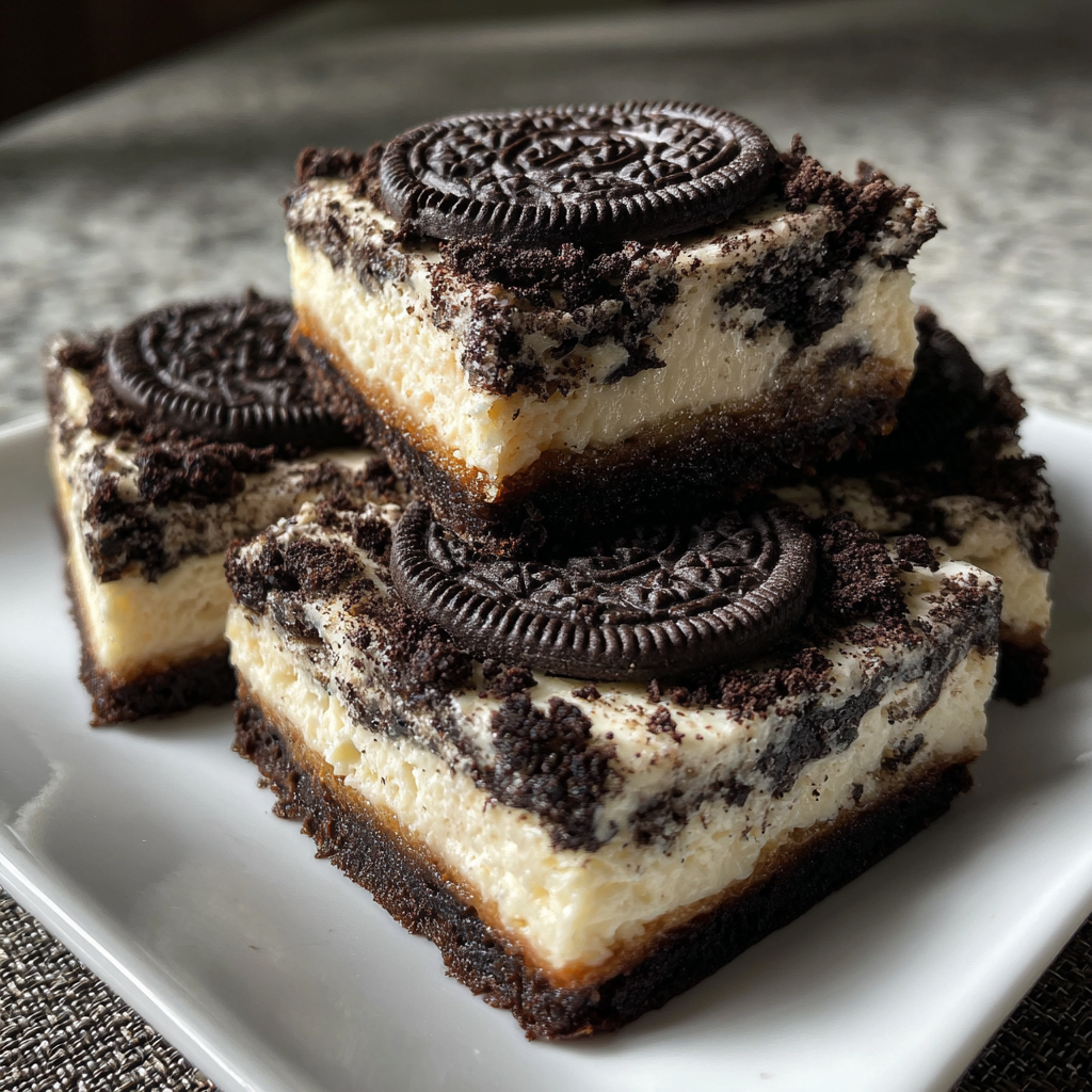 Decadent Oreo Cheesecake Bars: Irresistible Indulgence 2 Oreo Cheesecake Bars