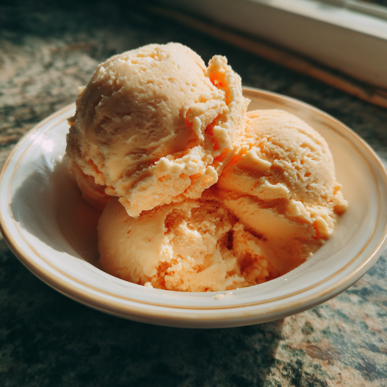 Peach Ice Cream