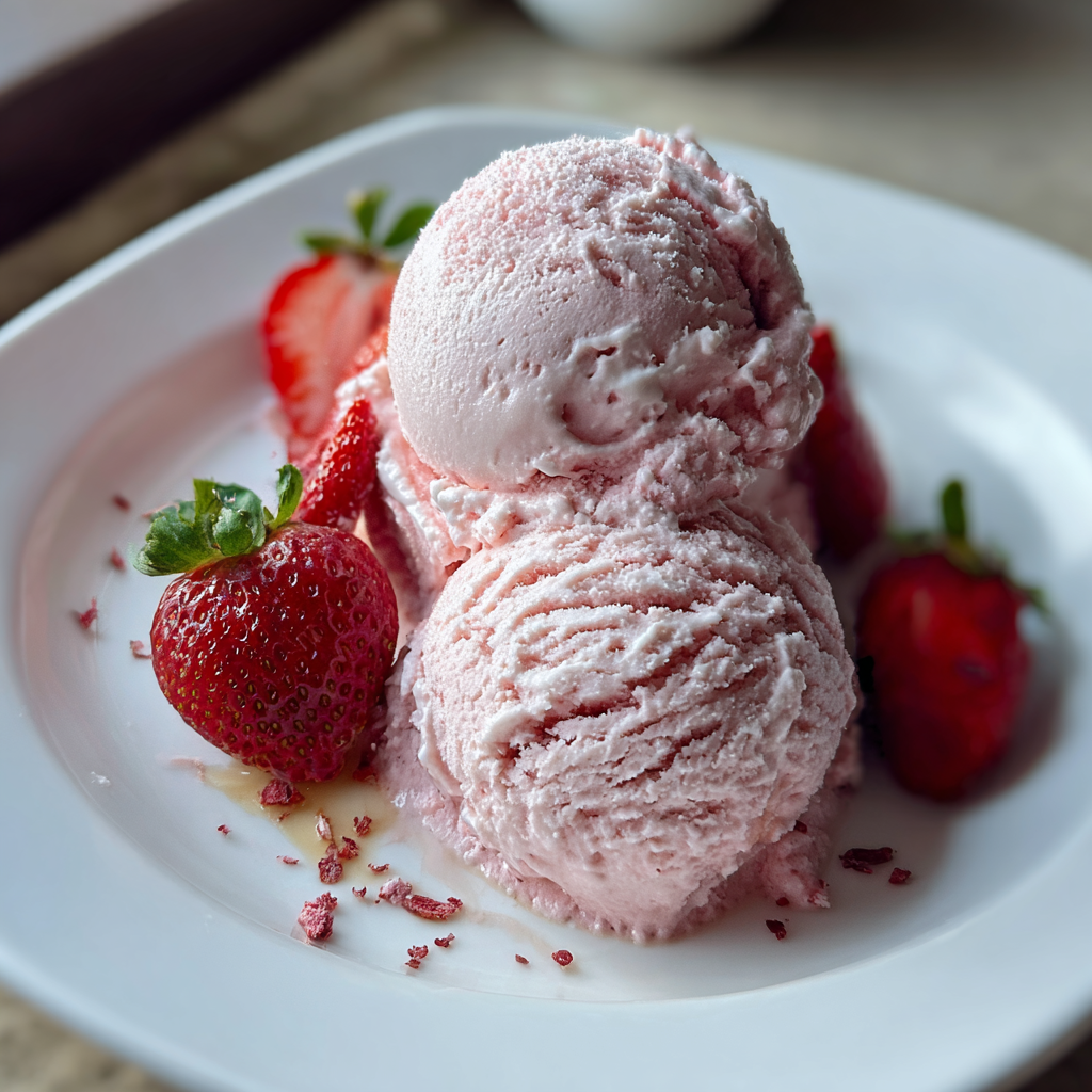 Indulge in the Luscious Delight of Strawberry Ice Cream 2 Strawberry Ice Cream