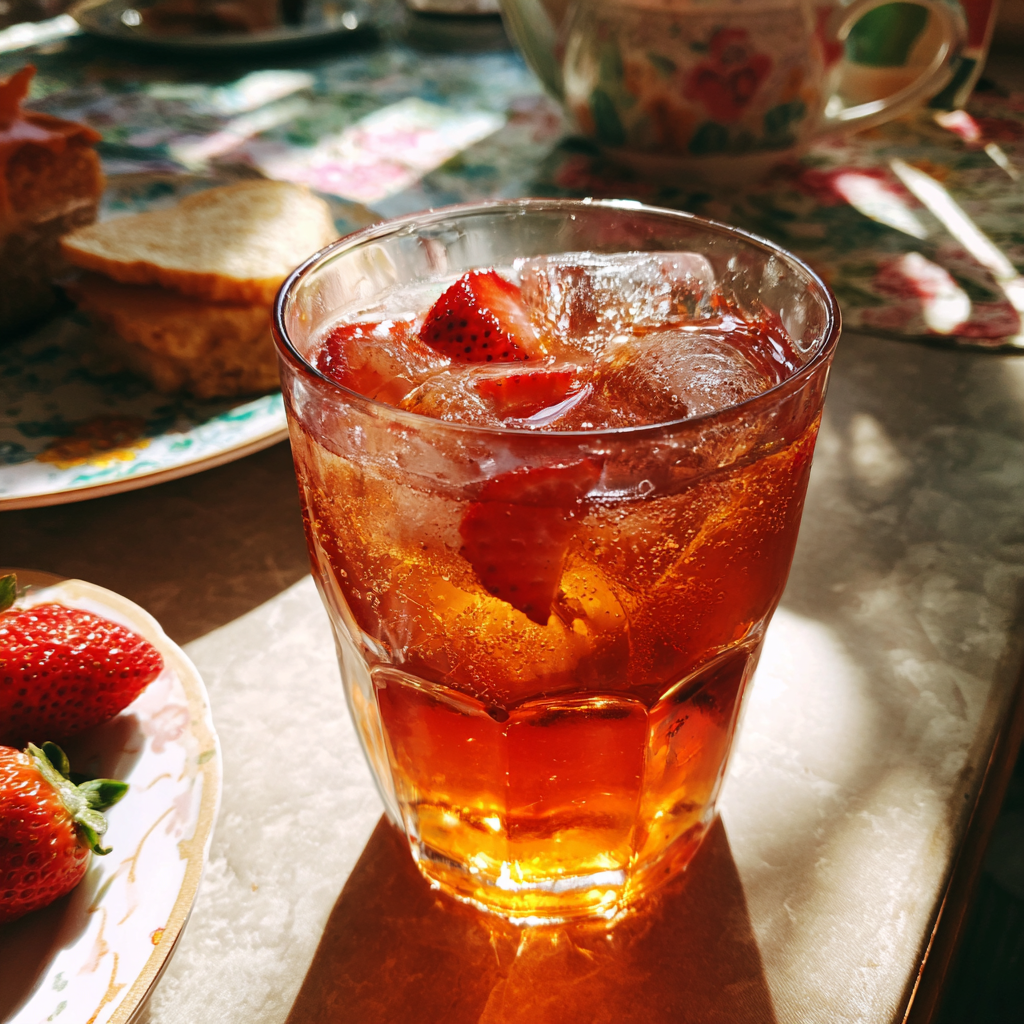 Refreshing Strawberry Sweet Tea: A Delightful Sip of Summer 2 Strawberry Sweet Tea