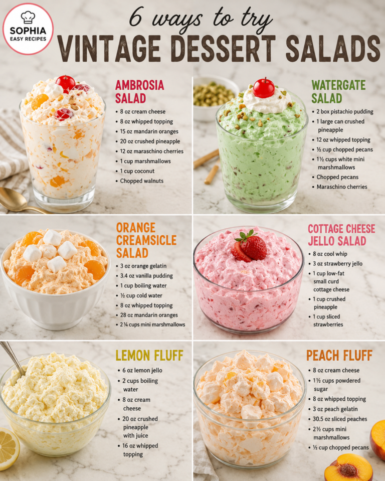 6 Ways to Try Vintage Dessert Salads