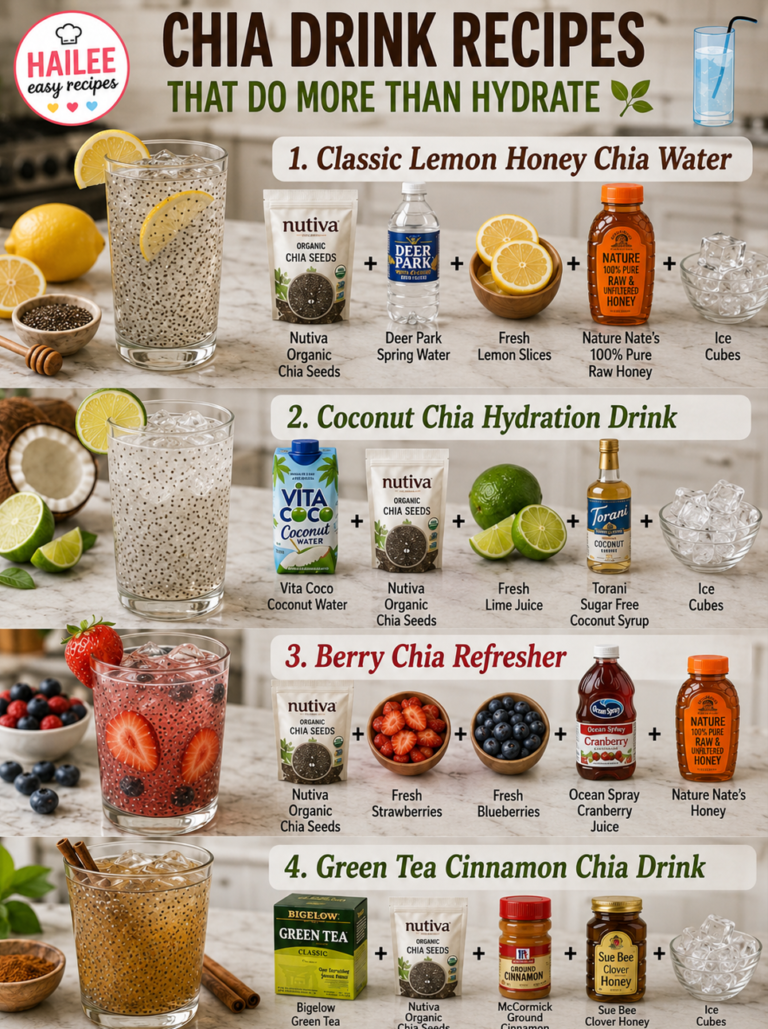 Chia Drink Recipes That Do More Than Hydrate