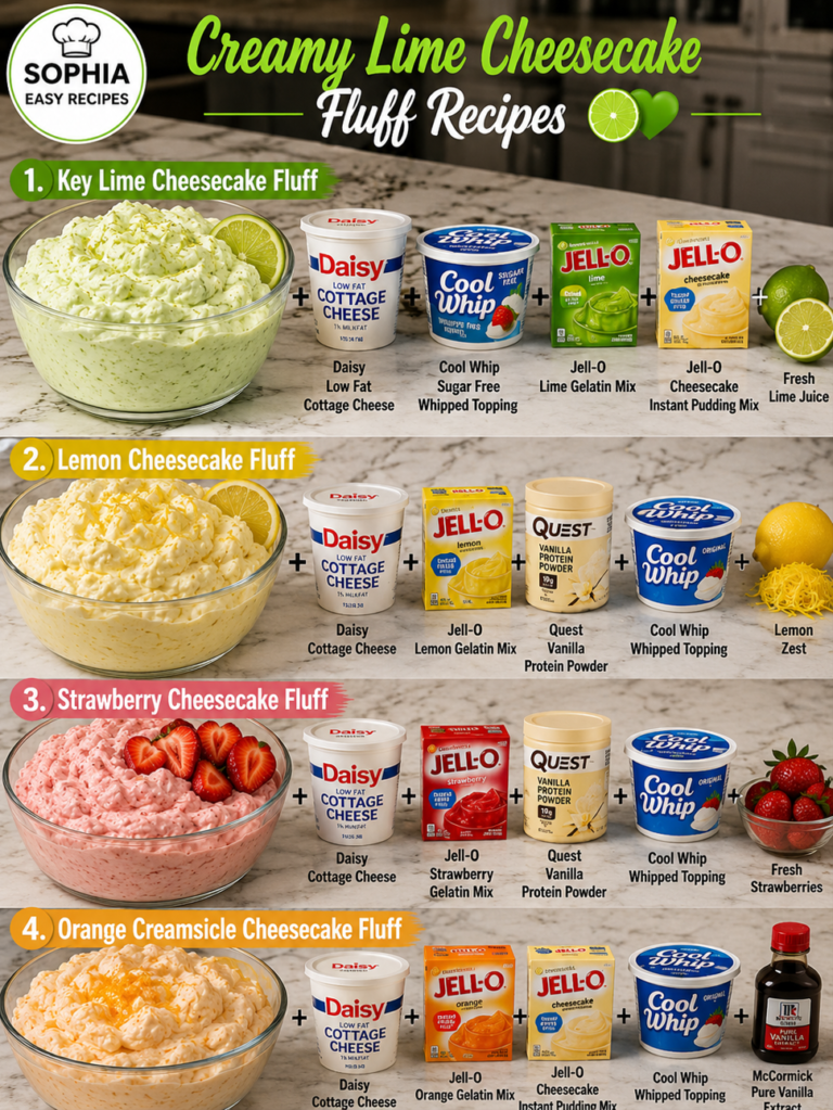 Creamy Lime Cheesecake Fluff Recipes