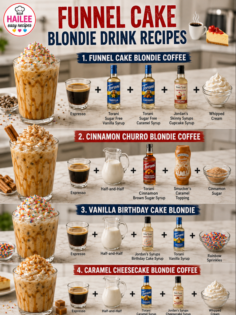 Funnel Cake Blondie Drink Recipes