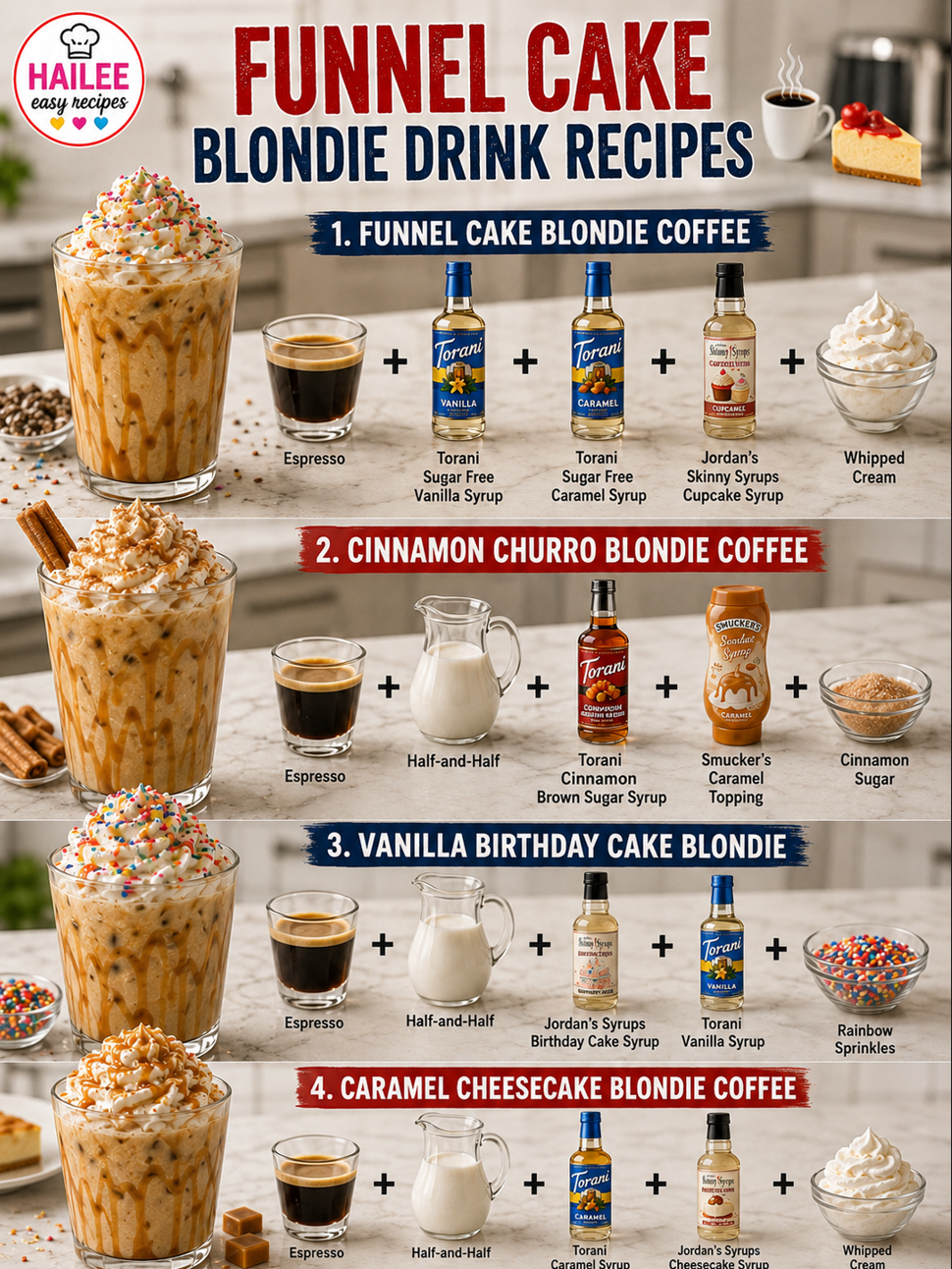 Delectable Funnel Cake Blondie Drinks for Cozy Indulgence 1 Funnel Cake Blondie Drink Recipes