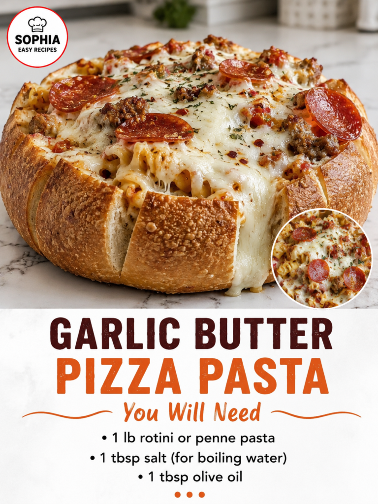 Garlic Butter Pizza Pasta