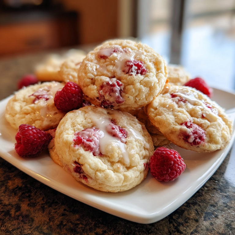 Lemon Raspberry Cookies