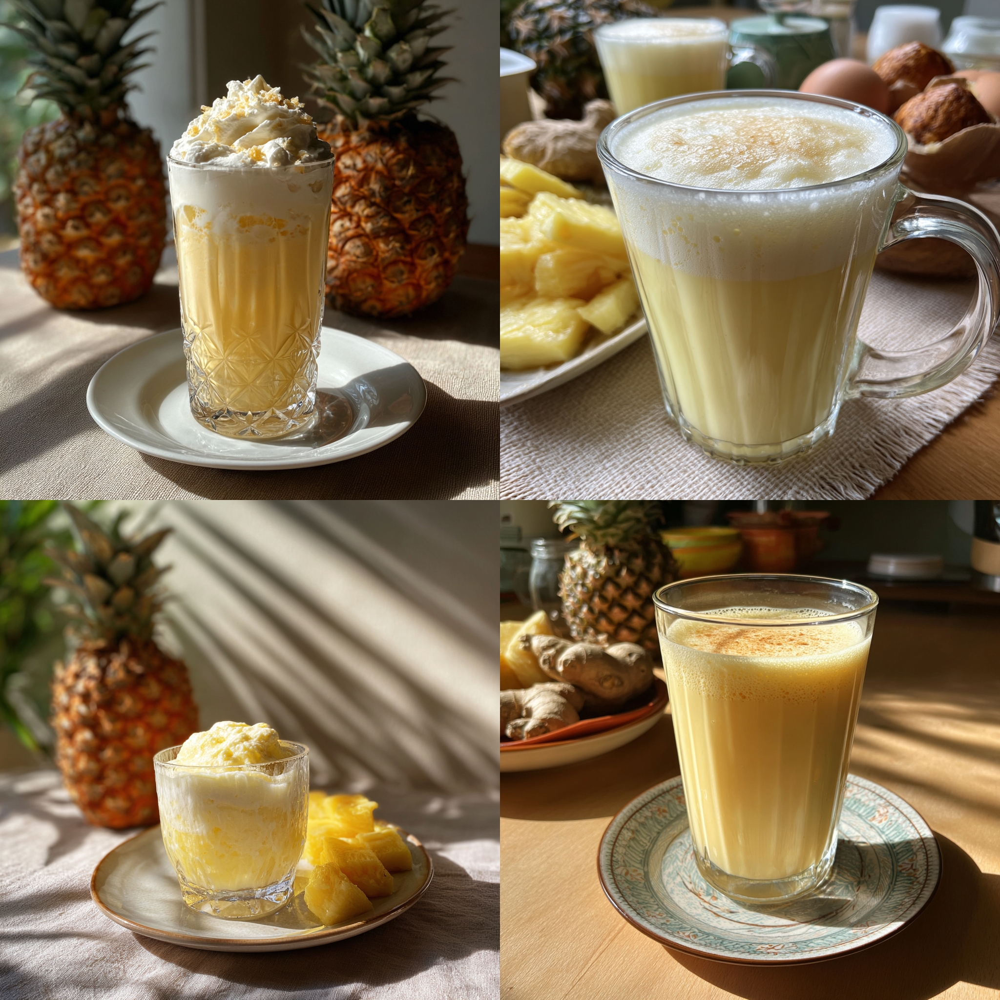 Indulge in Pineapple Cream Refresher's Tropical Delight 2 Pineapple Cream Refresher