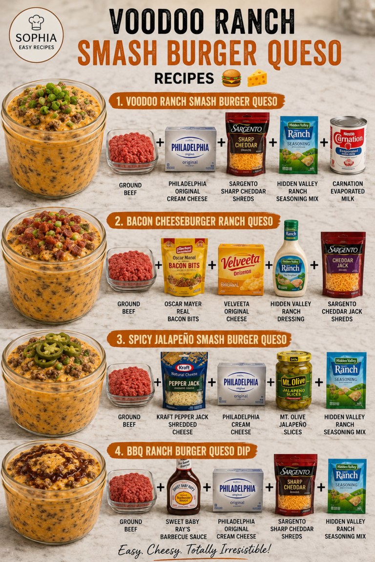 Voodoo Ranch Smash Burger Queso Recipes