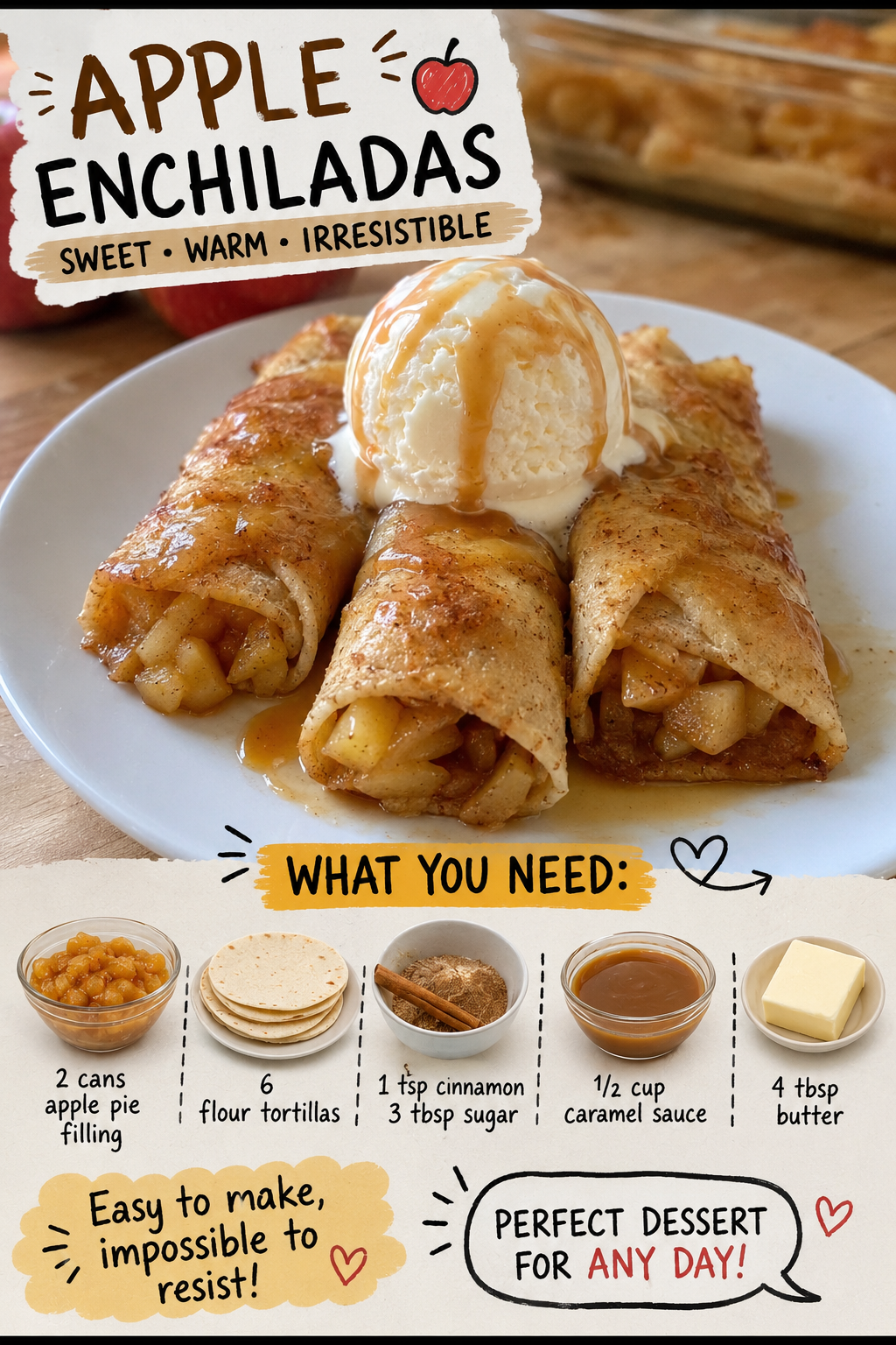 Apple Enchiladas