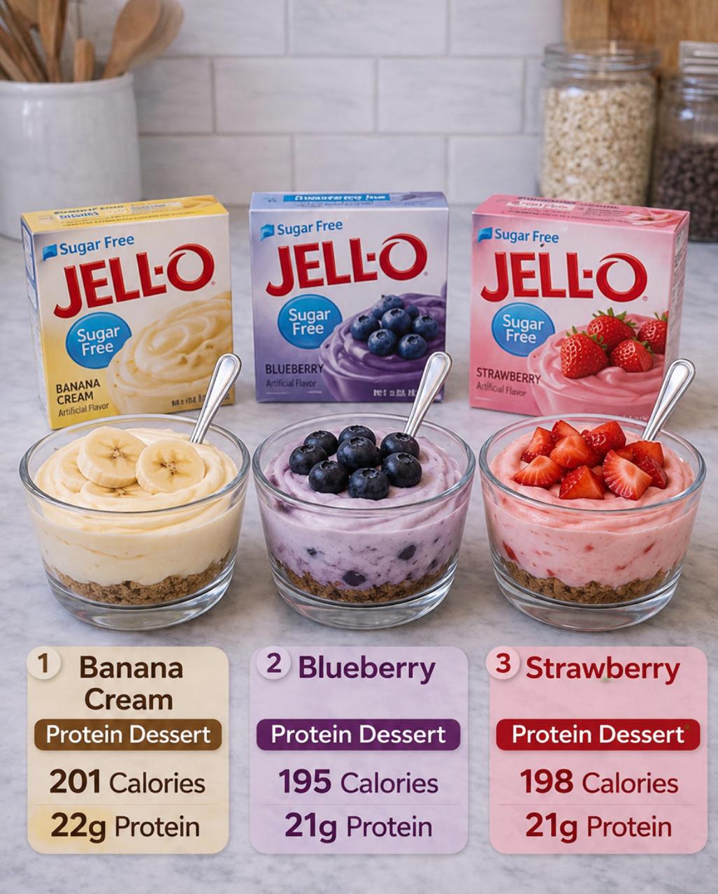 Indulge in a Creamy Banana Protein Delight 1 Banana Cream Protein Dessert