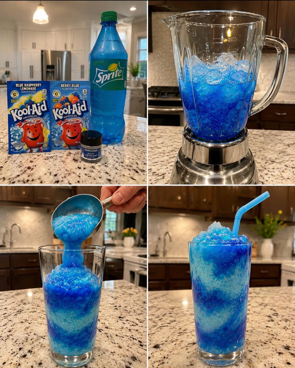 Refreshing Blue Raspberry Lemonade Slushie - A Delightful Treat 1 Blue Raspberry Lemonade Slushie