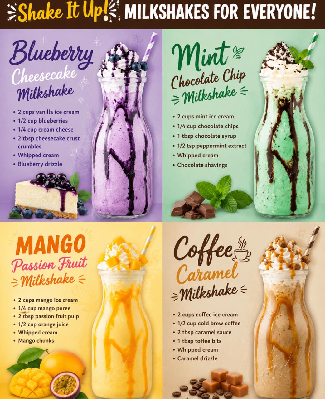 Blueberry Cheesecake Milkshake