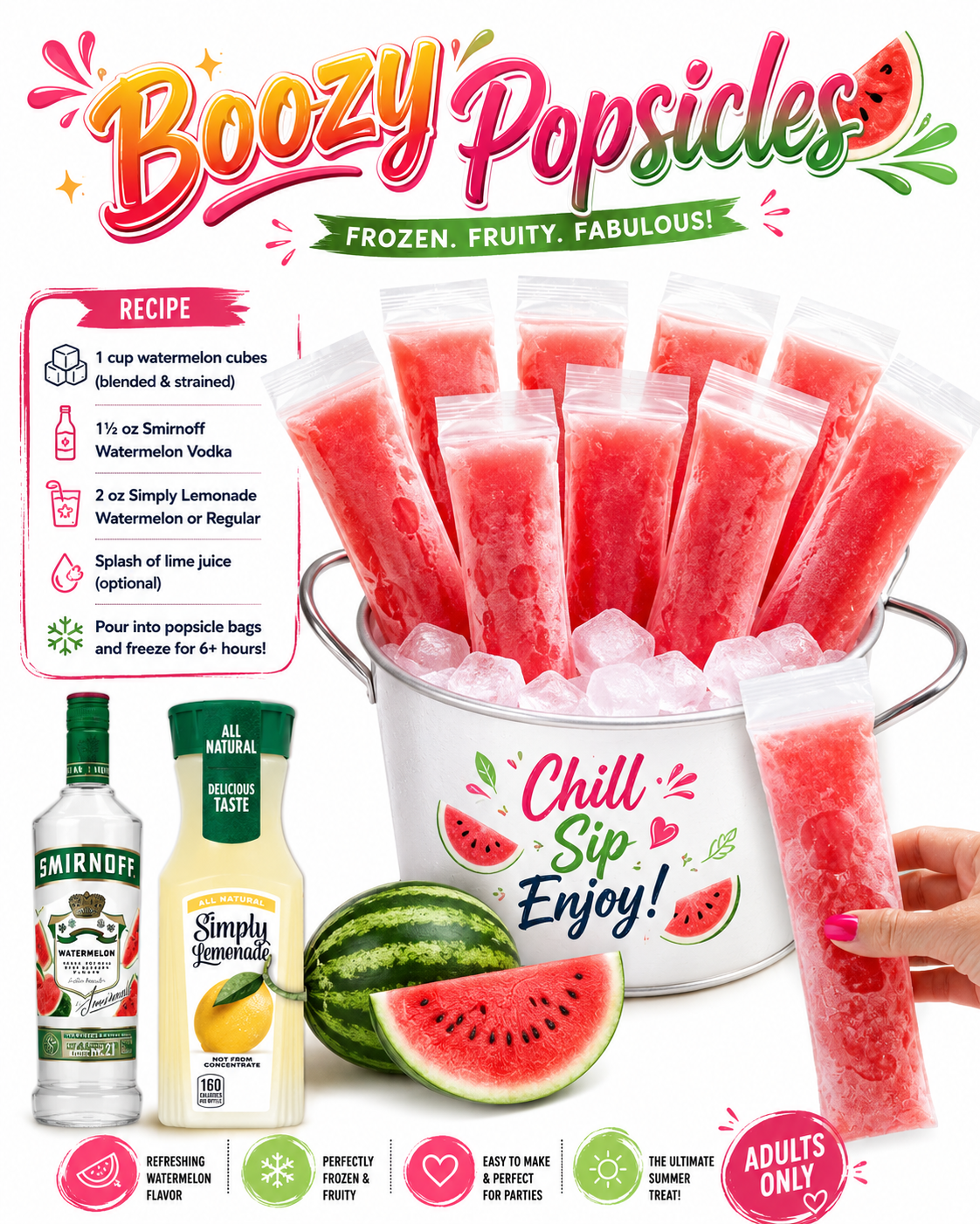 Boozy Popsicles
