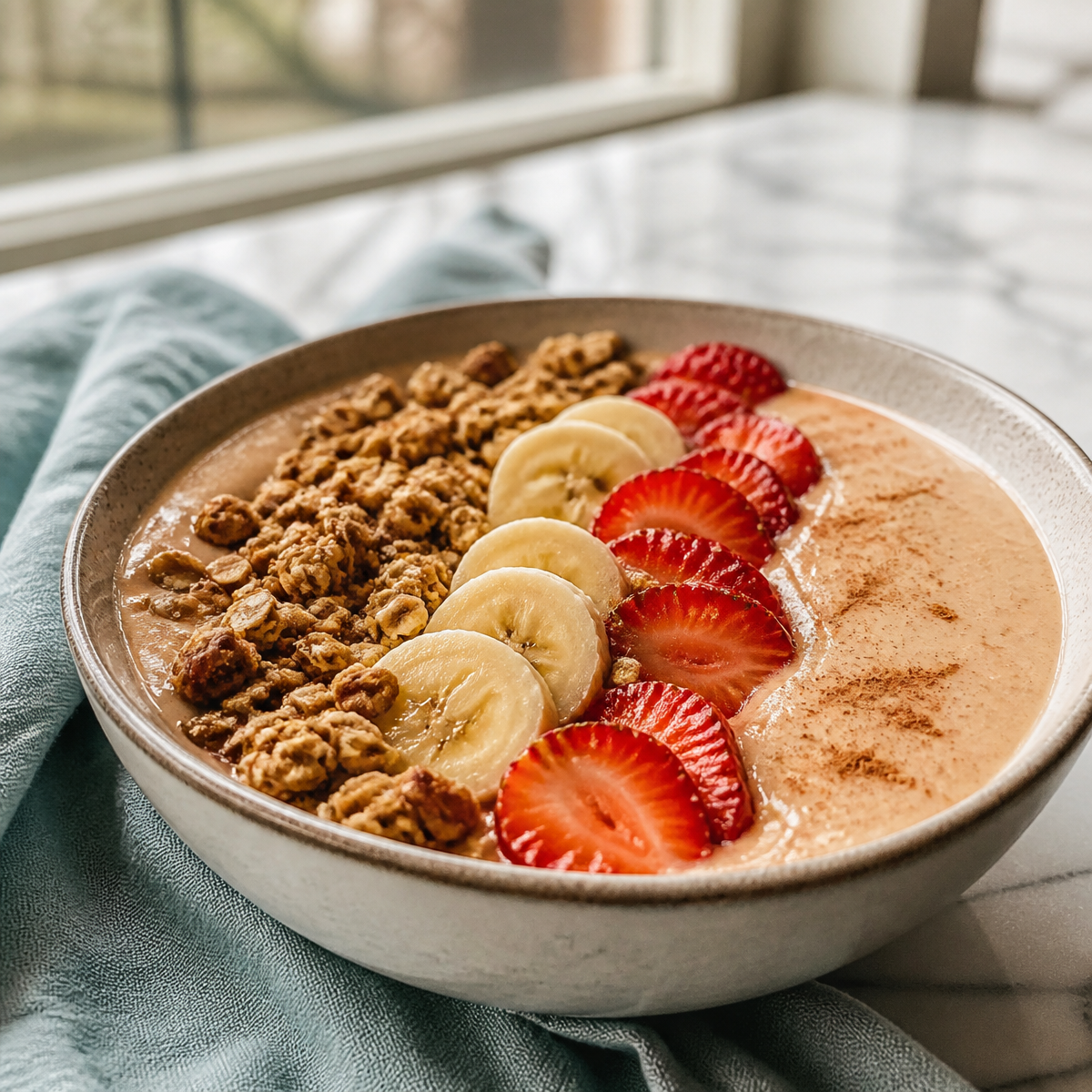 Cinnamon Granola Smoothie Bowl: A Cozy Breakfast Delight