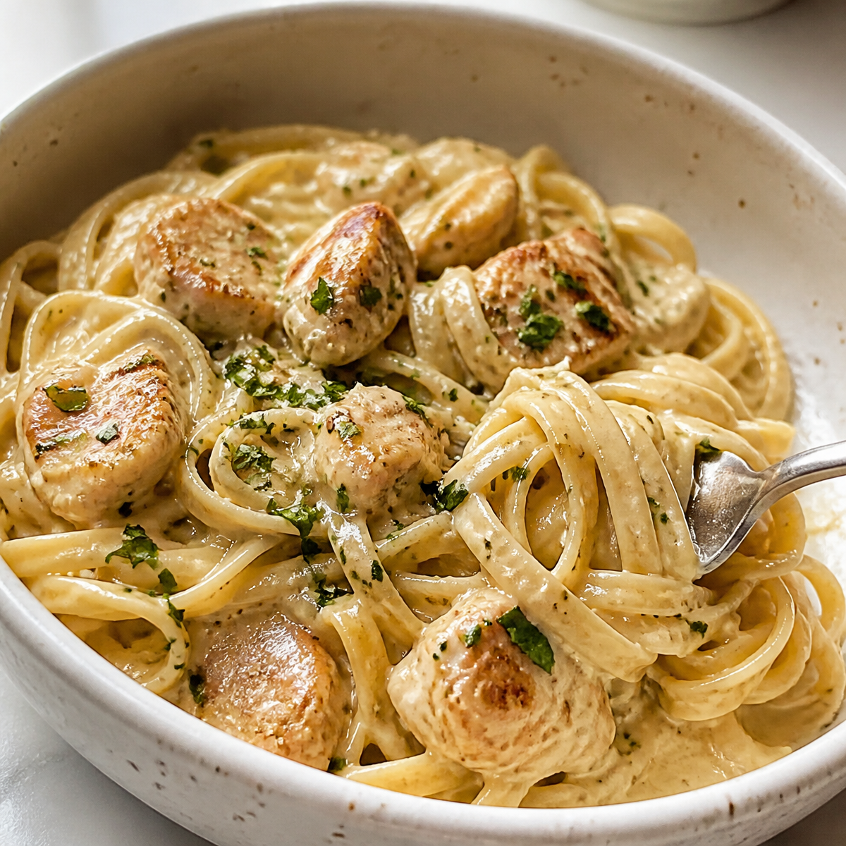 Creamy Garlic Chicken Pasta (Cozy Weeknight Dinner) 1 Creamy Garlic Chicken Pasta (Cozy Weeknight Dinner)