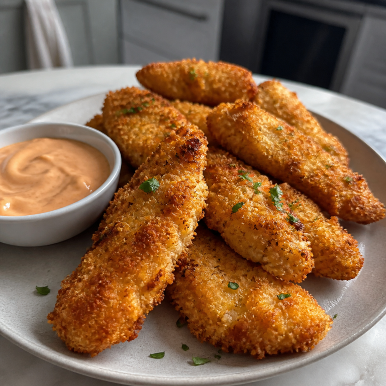 Crispy Air Fryer Chicken Tenders (So Easy & Juicy!)