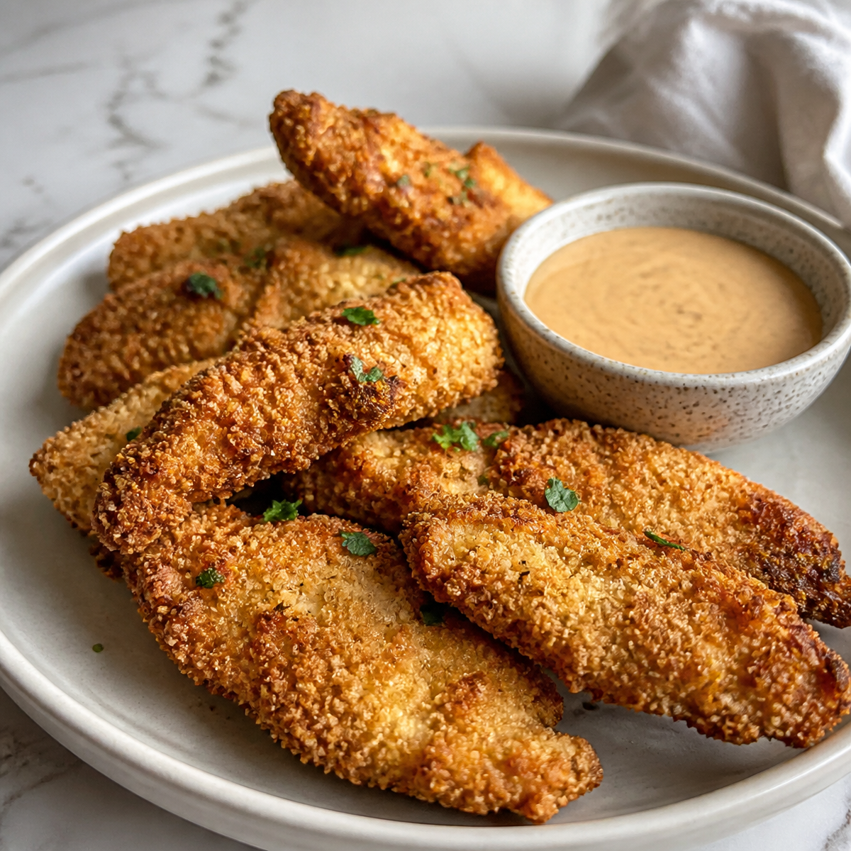 Crispy Air Fryer Chicken Tenders (So Easy & Juicy!) 1 Crispy Air Fryer Chicken Tenders (So Easy & Juicy!)
