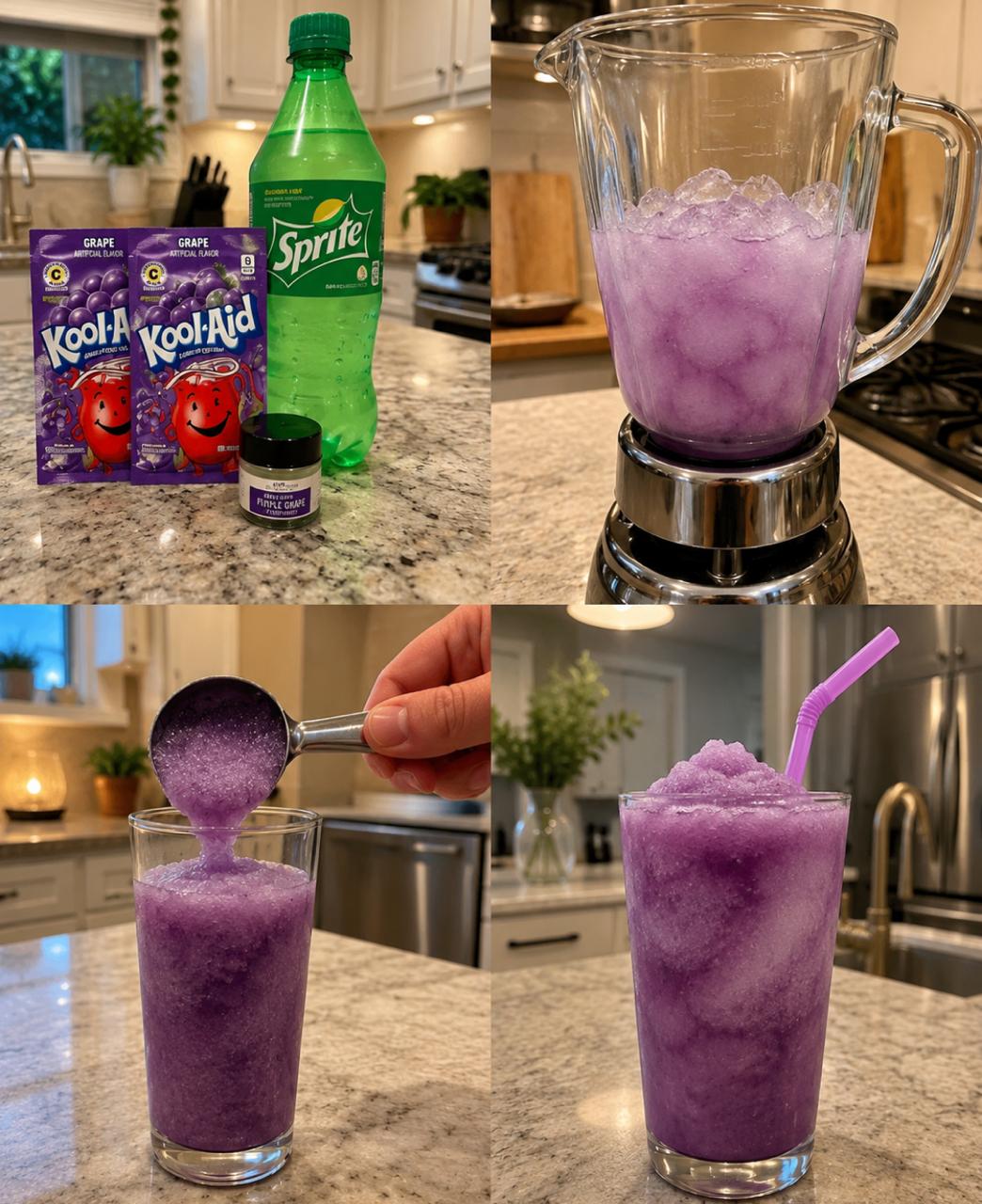 Refreshing Grape Kool-Aid Slushie: A Chilling Delight 1 Grape Kool-Aid Slushie