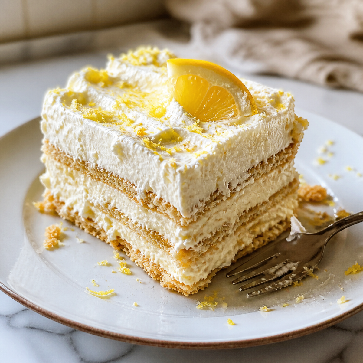 Lemon Icebox Cake: No-Bake Summer Dessert Recipe 1 Lemon Icebox Cake: No-Bake Summer Dessert Recipe