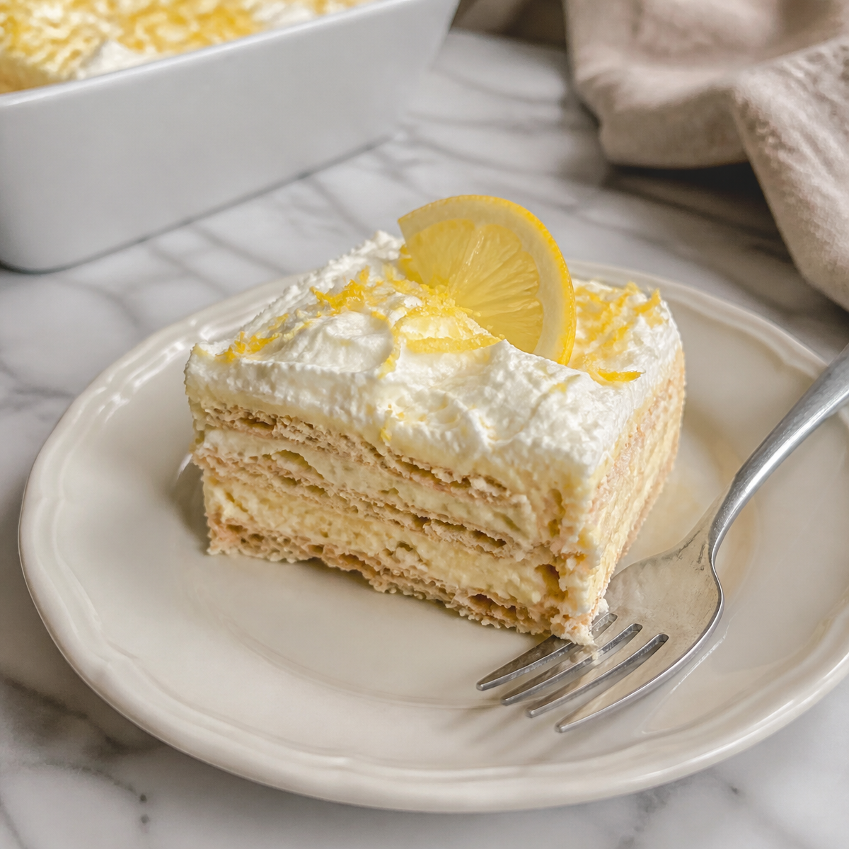 Lemon Icebox Cake Recipe: Easy No-Bake Summer Dessert 1 Lemon Icebox Cake Recipe: Easy No-Bake Summer Dessert