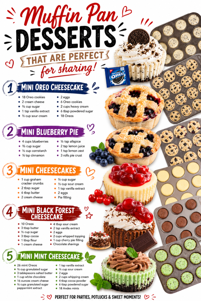 Muffin Pan Desserts for Sharing