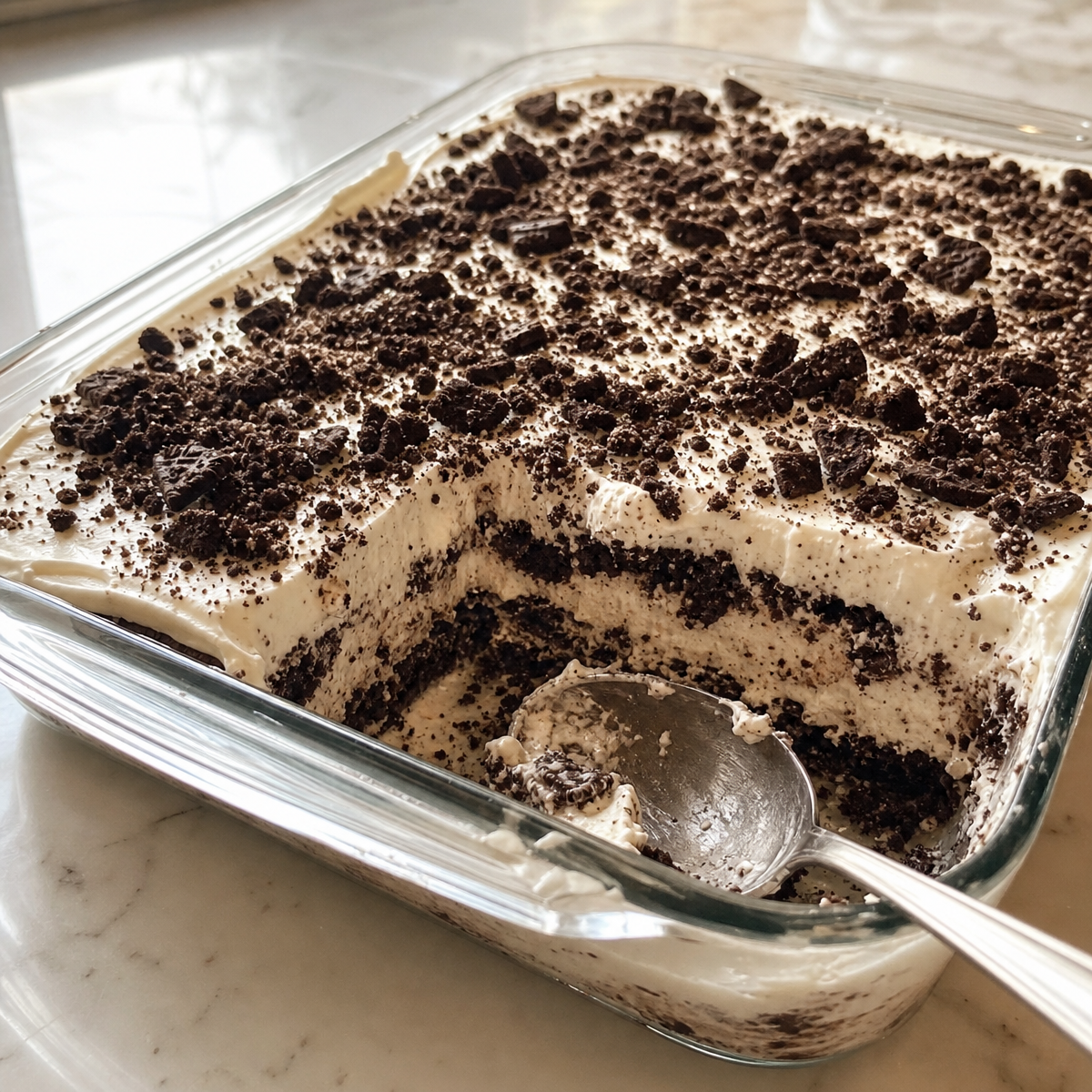 Oreo Icebox Dessert: No-Bake, Creamy, and Impossibly Easy