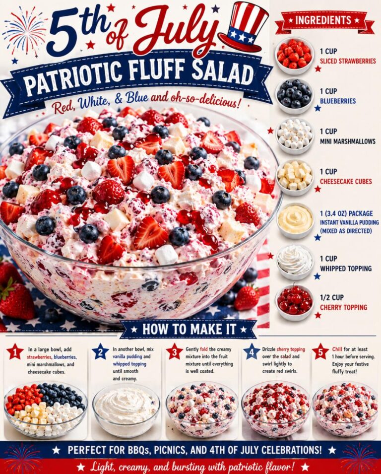 Patriotic Fluff Salad