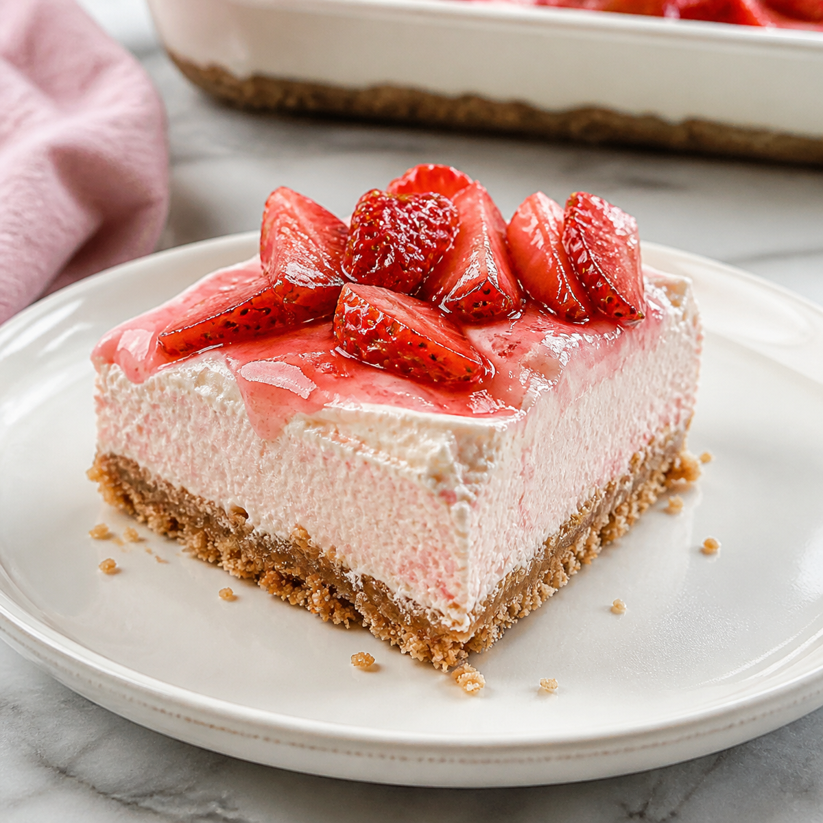 Strawberry Cheesecake Bars Recipe (Easy & Dreamy!) 1 Strawberry Cheesecake Bars Recipe (Easy & Dreamy!)