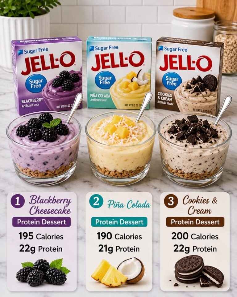 Sugar-Free Jell-O Protein Desserts