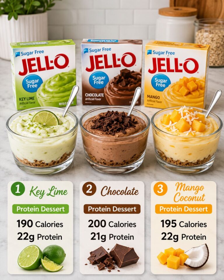 Sugar-Free Jell-O Protein Desserts