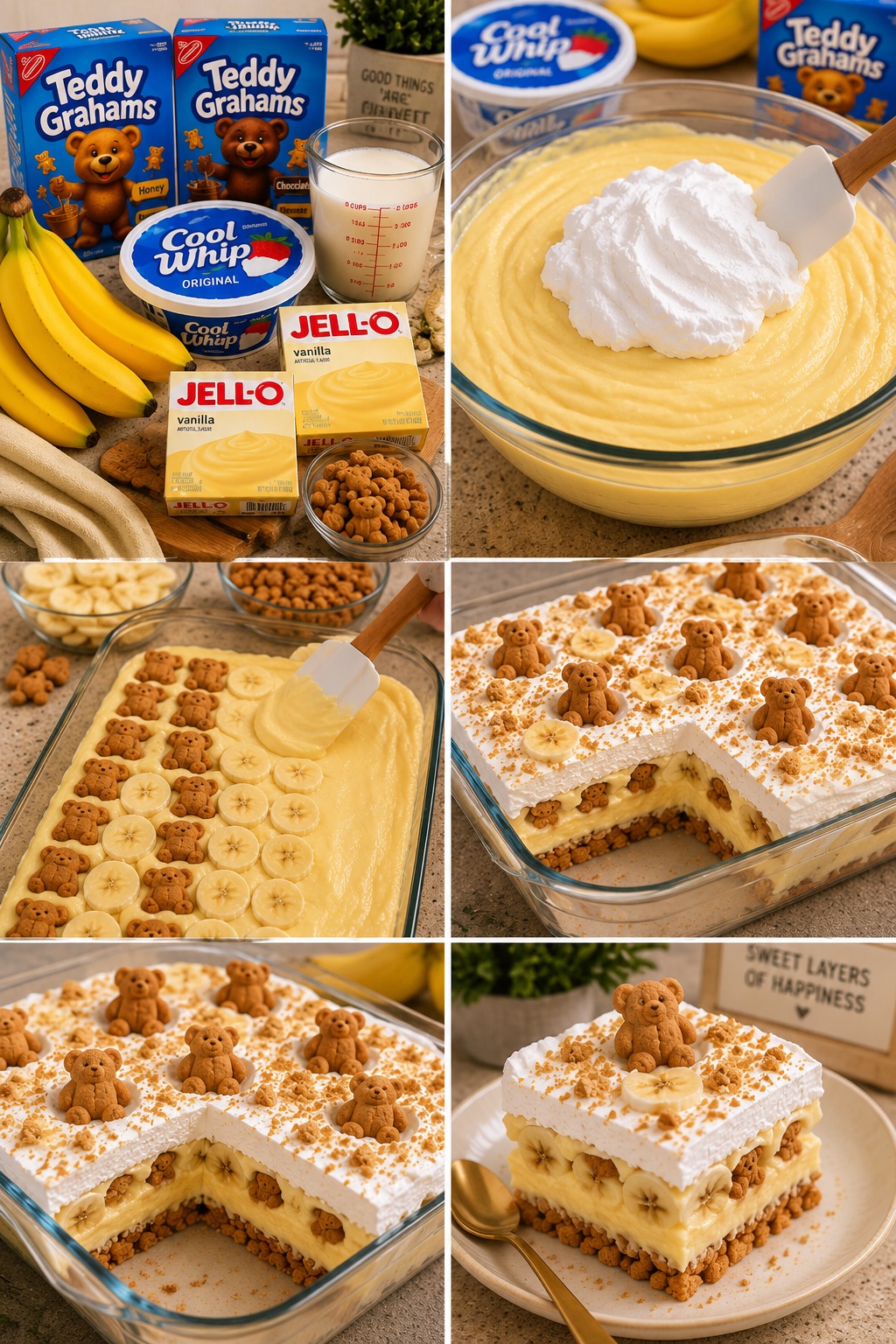Teddy Graham Banana Pudding