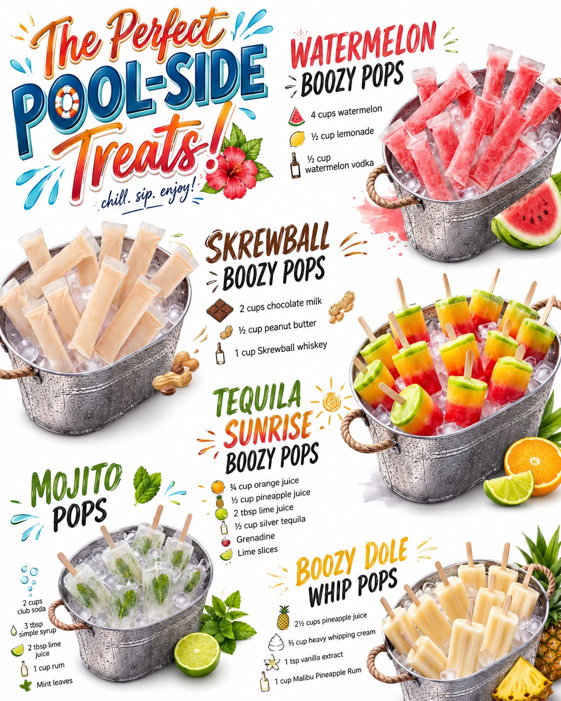 The Perfect Pool-Side Treats
