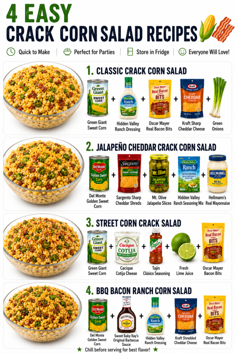 4 Easy Crack Corn Salad Recipes