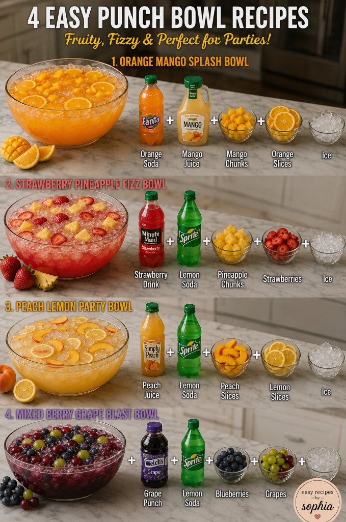 Punch Bowl Recipes That'll Make You the Host 1 4 Easy Punch Bowl Recipes
