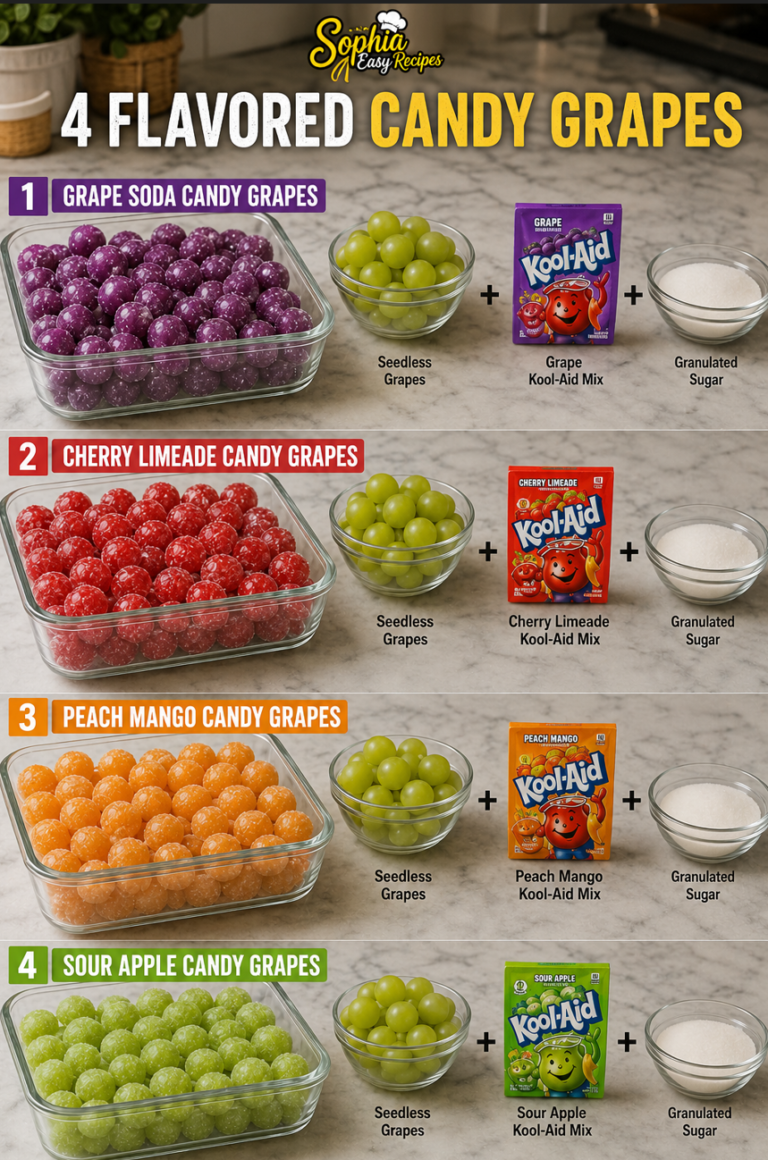 4 Flavored Candy Grapes