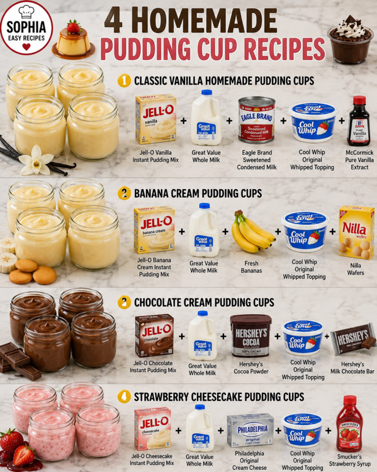 4 Homemade Pudding Cup Recipes