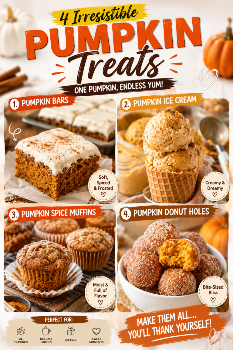 4 Irresistible Pumpkin Treats