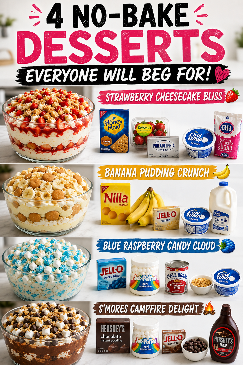 4 No-Bake Desserts Everyone Will Beg For 1 4 No-Bake Desserts Everyone Will Beg For