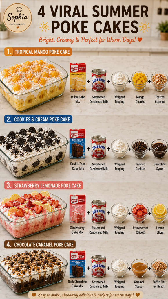 Poke Cakes: 4 Viral Summer Recipes That'll Wow 1 4 Viral Summer Poke Cakes