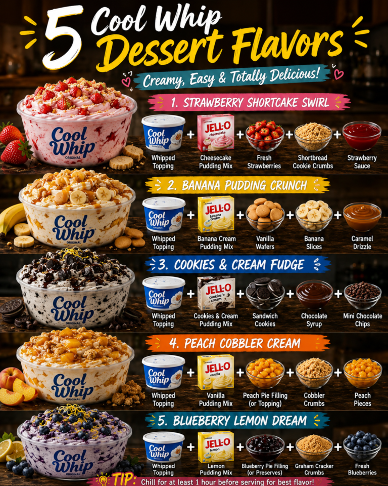 5 Cool Whip Dessert Flavors to Try Today
