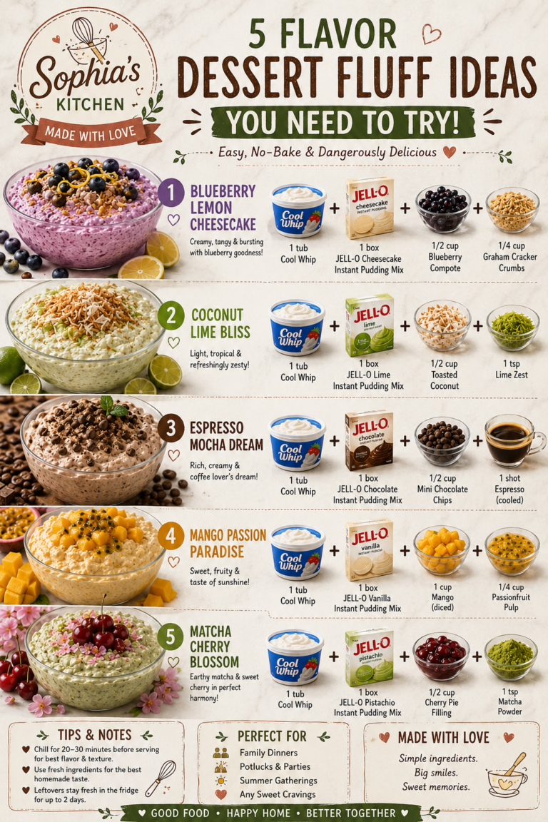 5 Flavor Dessert Fluff Ideas You Need to Try