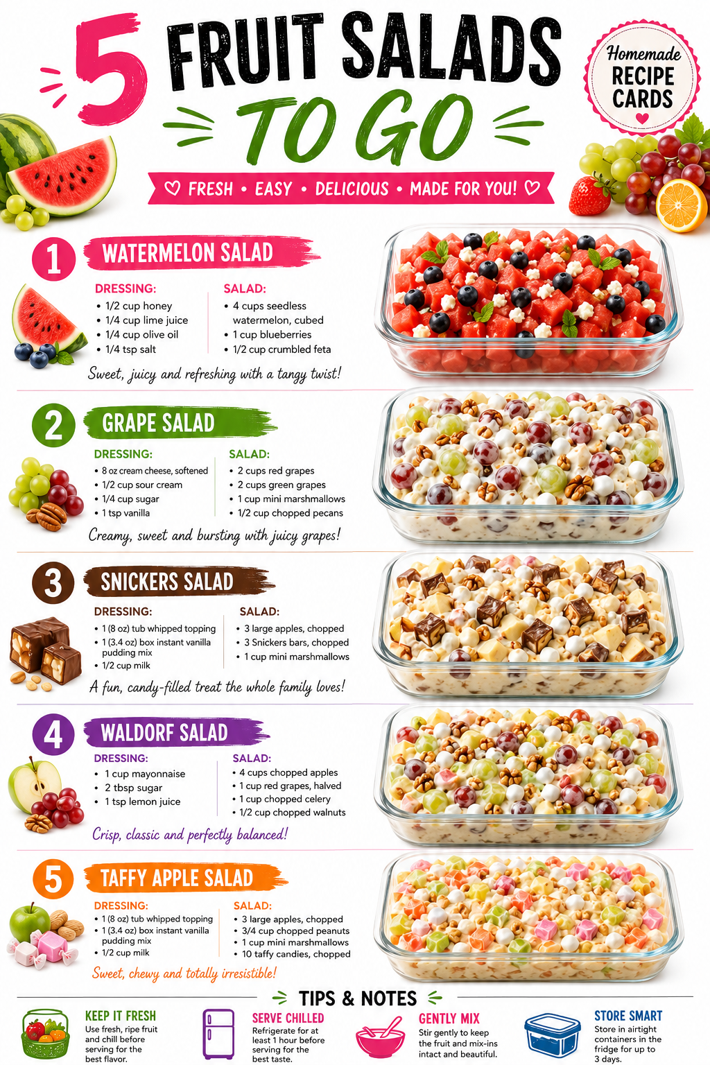 5 Fresh and Easy Fruit Salads to Go 1 5 Fresh and Easy Fruit Salads to Go