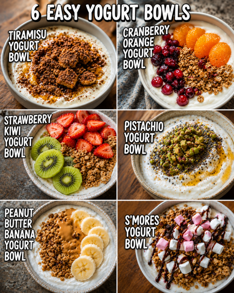 6 Easy Yogurt Bowls